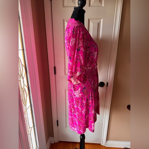 Lilly Pulitzer Wisteria v-Neck Elbow Sleeve Mini Dress NWT - Picture 9 of 14